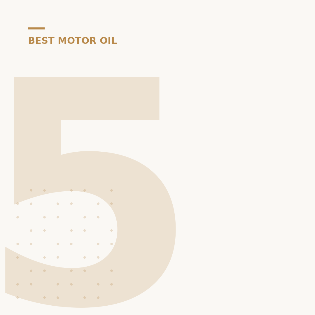 5W40 Full Synthetic Oil: 5 Engine Benefits Explained