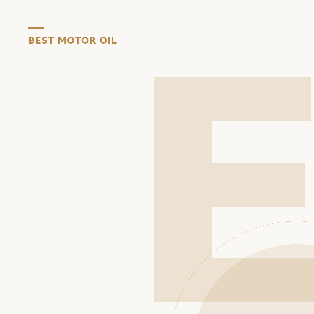 European Full Synthetic Oil: 5 Key Benefits for Your Engine