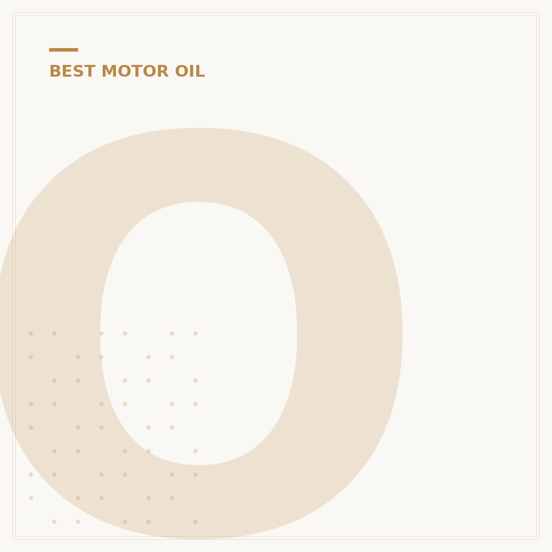 OW-20 Oil Synthetic: Your 5-Step Guide to Engine Care