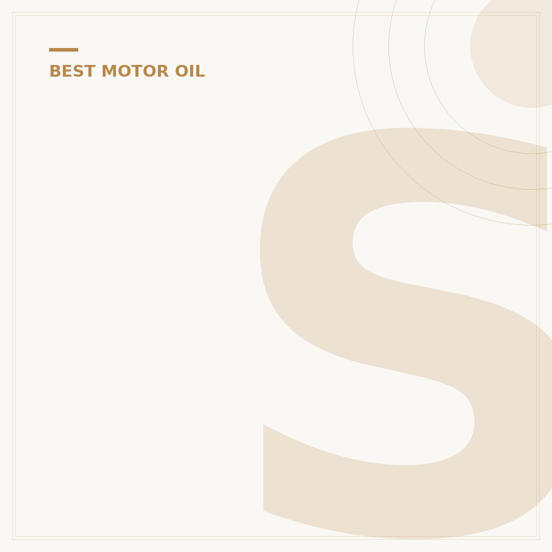 SAE 5W-30 Synthetic Engine Oil: 5 Key Benefits Explained