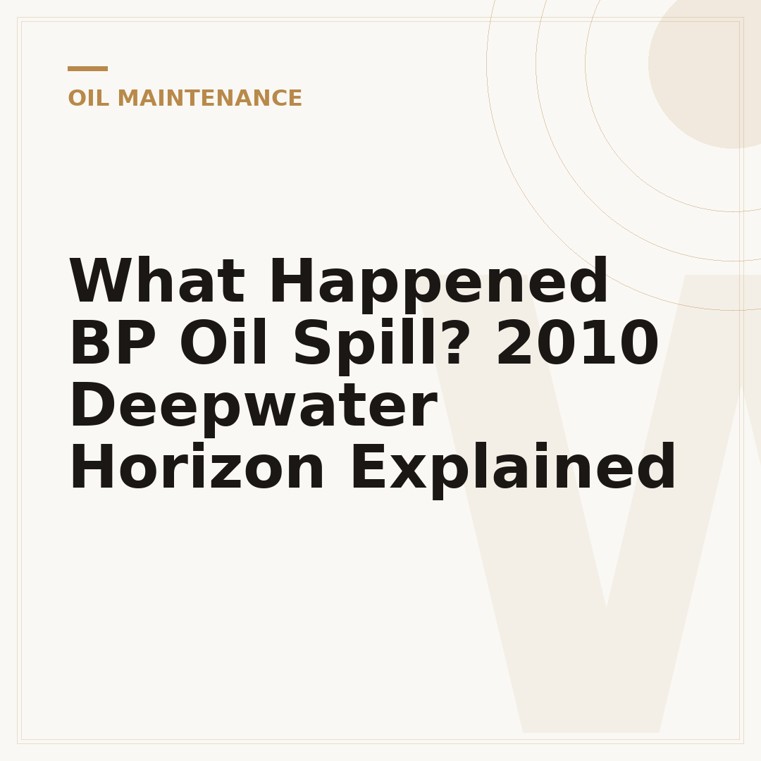 What Happened BP Oil Spill? 2010 Deepwater Horizon Explained